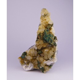 Chalcopyrite & Malachite on Dolomite - Eugui M02979